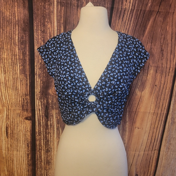 Free People Havana Honey Crop Top Size M Midnight Combo - Picture 3 of 7